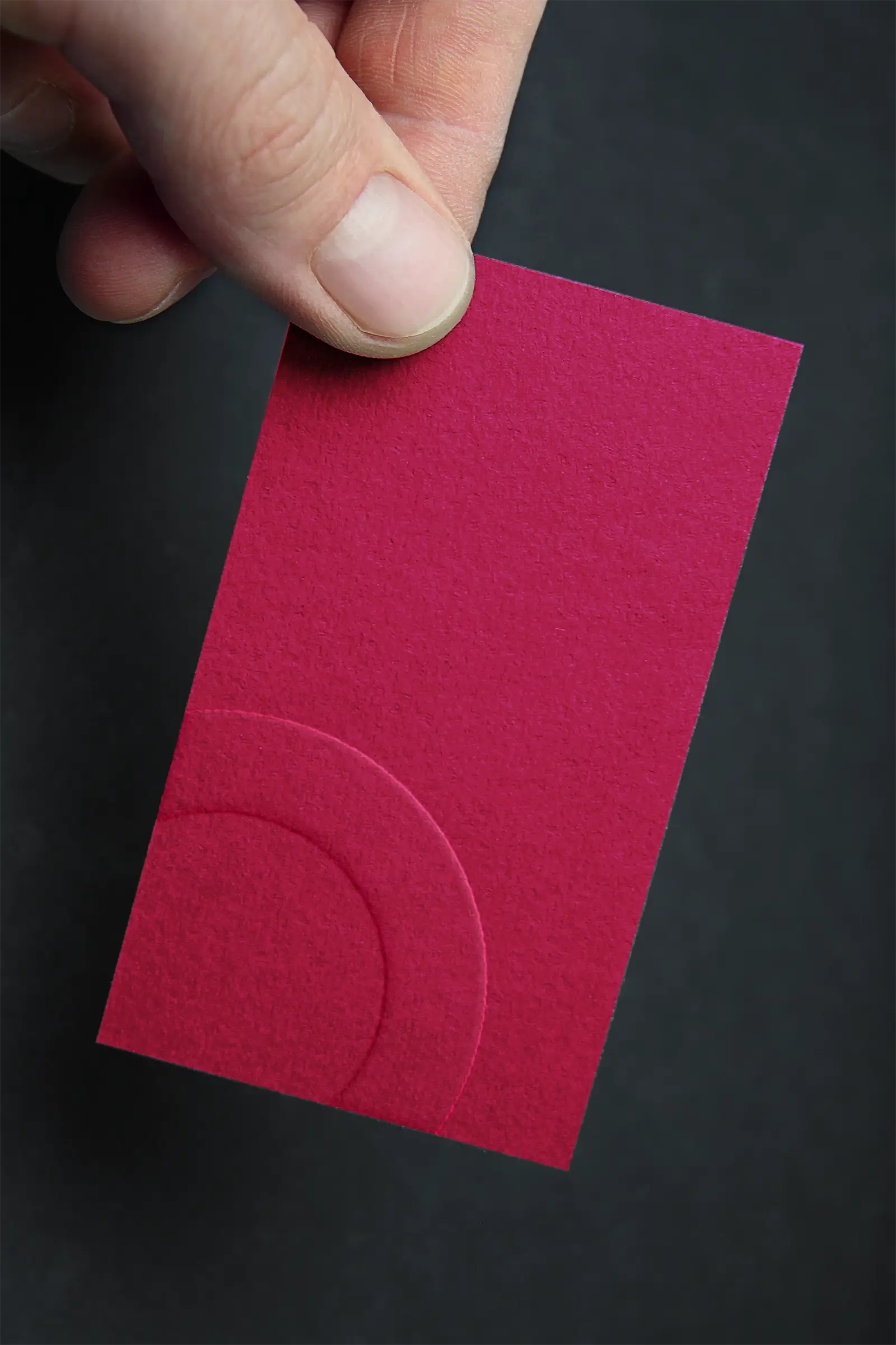 Pink Embossed Business Card MockUp 2 copy