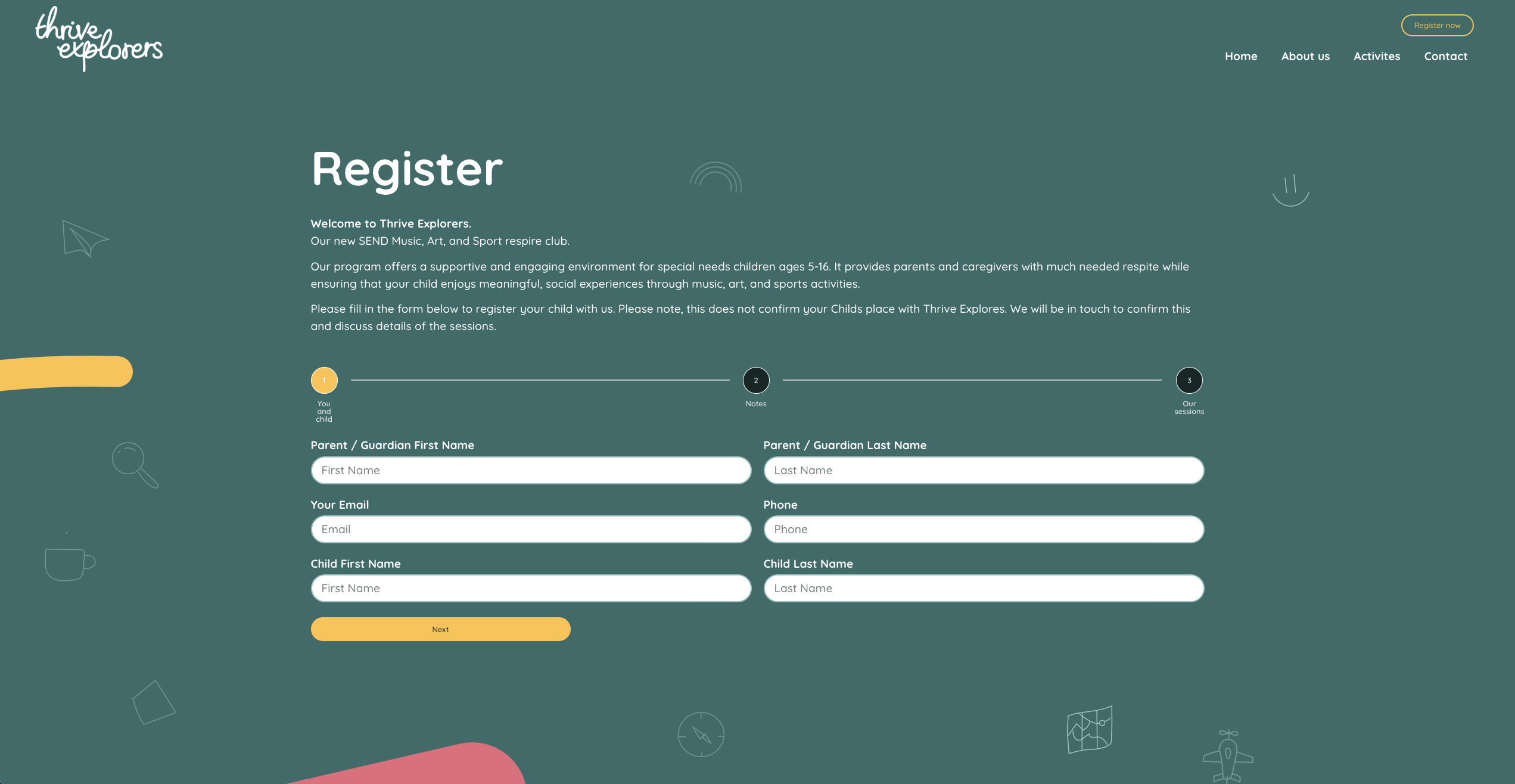 thrive register 1