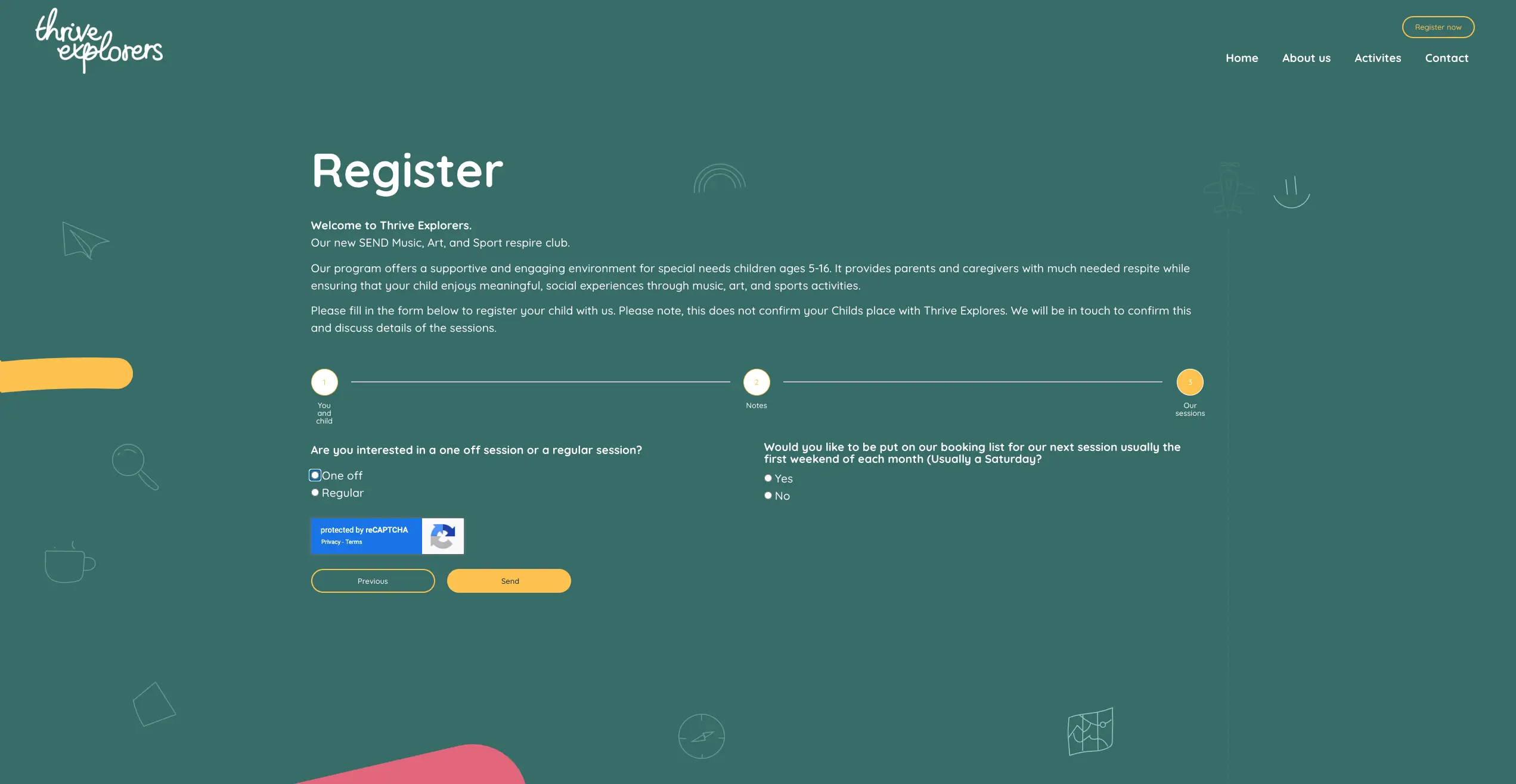 thrive register 3