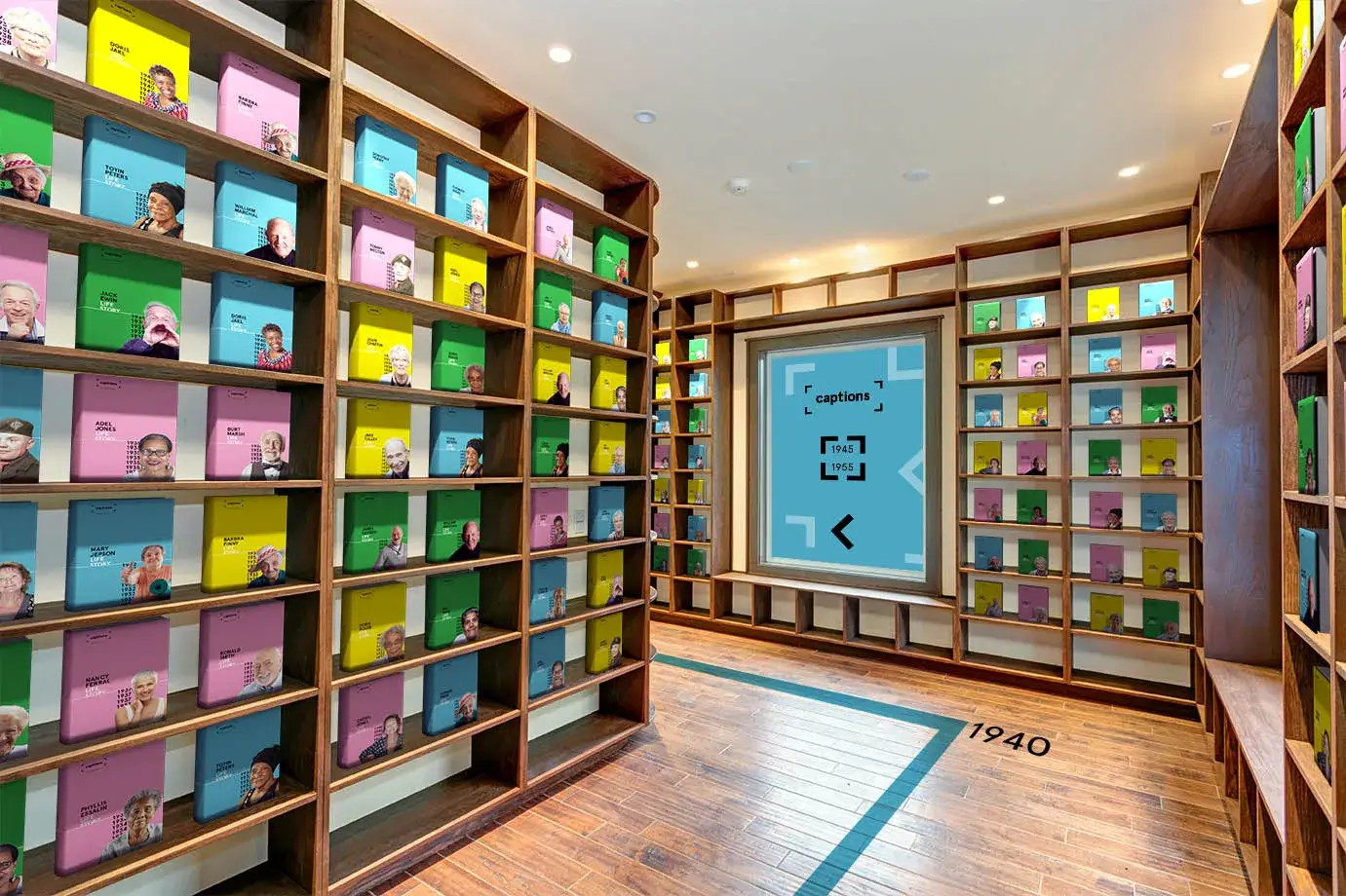 library image diff colour books